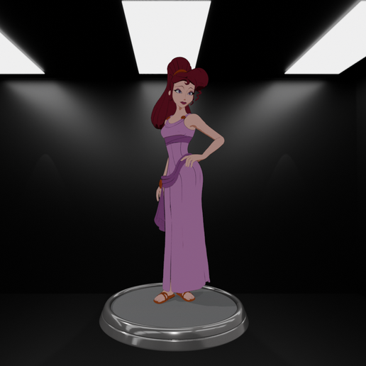 purple dress meg hercules Once Upon a Dream