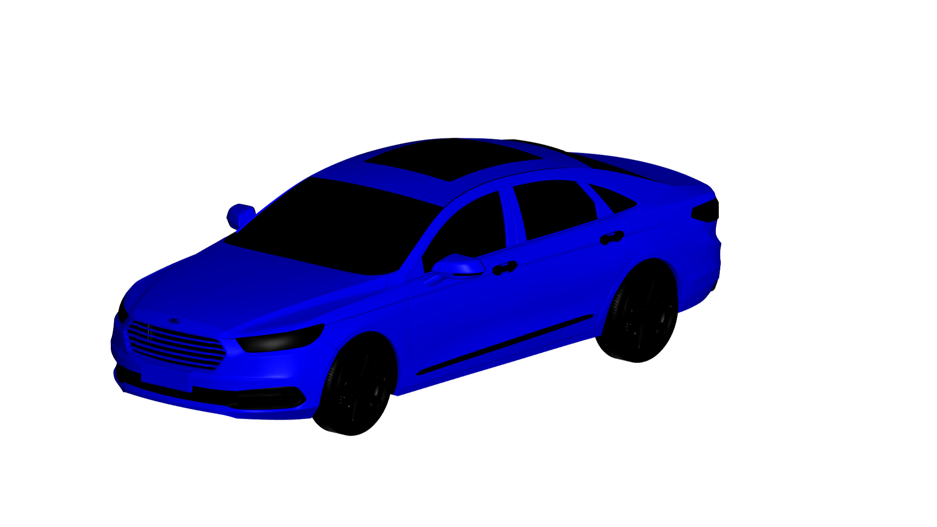 Download file Ford Taurus 2016 • 3D printing template • Cults