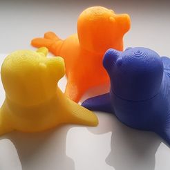 seal1.jpg Fichier STL Sceau bébé Flexi・Idée pour impression 3D à télécharger