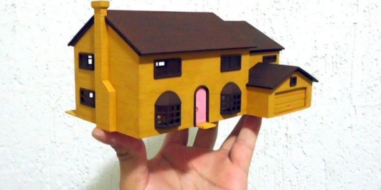 La casa impresa en 3D de los Simpsons