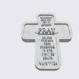 Shapr-Image-2022-11-24-175609.png Christian Love Cross with Bible verse and word Pray highlighted, Everlasting Love of God, Eternal Love, Eternity, spiritual gift, wall spiritual decor, fridge magnet, keychain, pendant, desk decoration, personalized cross, spiritual symbol, Christian gift