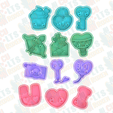 covermain.png Valentines day elements cookie cutter set of 12