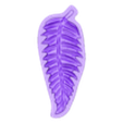 serratedfern_leaf_femaleSTL.stl 09 Tropical Leaf Mold Collection - Silicone Maker