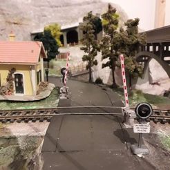 20190120_234426.jpg 3D-Datei ALSTOM level crossing with track crossing and light signal・Design zum Herunterladen und 3D-Drucken