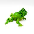 flexi-creeper-toad-3D-MODEL-2.jpg MINECRAFT Flexi Creeper Toad Frog articulated print-in-place no supports