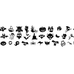 assembly1.png HALLOWEEN WALL ART (4) - PACK of 35 models