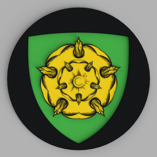 1.png Tyrell House - Juego de Tronos Logo Leon  Posavasos