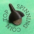 1.jpg Free STL file Coin Top・Object to download and to 3D print