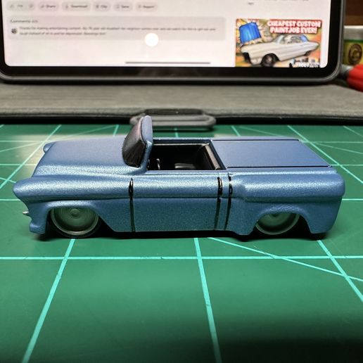 1955 Custom Chev - 1 64 Scale