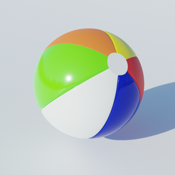 ball.png Fichier STL ballon de plage・Design à télécharger et à imprimer en 3D