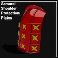 SamouraiShoulderProtectionPlates-1.jpg Shoulder armor plates (Sode) samurai Science Fiction/Cyberpunk