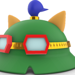 teemo-gorro-perspectiva.png STL file TEEMO HAT・3D printer model to download