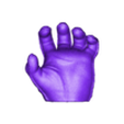 Clawing.stl Gloved Hands Ver 4 Set of 6 Hands for Action Figures