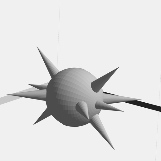 Spike ball 3D model