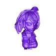 mumei_bust_Form1_holes.stl STL-Datei Mumei Bust kostenlos・Modell zum 3D-Drucken zum herunterladen