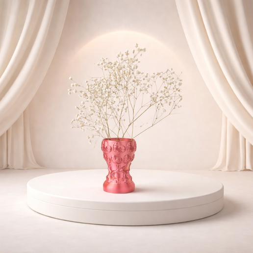 Decorative Vase for Dried Flowers 3D model