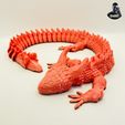 IMG_19101.jpg Diabolical Dragon Snake - Articluated - Print in Place - No Supports - Flexi