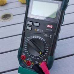 23c7f2cb36262d1c3ed2d2f38216632a_display_large.jpg Free STL file 45° stand for Mastech MS8269 Digital Multimeter・3D printing template to download