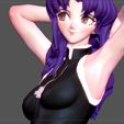 40.jpg MISATO KATSURAGI UNIFORM EVANGELION ANIME SEXY GIRL CHARACTER 3D PRINT MODEL