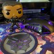 BlackPanther1.jpg Black Panther Coaster / Action Figure Stand
