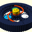 OpenSCAD-render-of-assembled-planetary-gear-fidget-spinner-in-night-sky-colours-with-tactile-sun-moo.png Fidget spinner multisensoriale con ingranaggi planetari ORBIT. Giocattolo OpenSCAD parametrico stampato in loco con numeri in braille, cappucci celesti tattili e feedback acustico