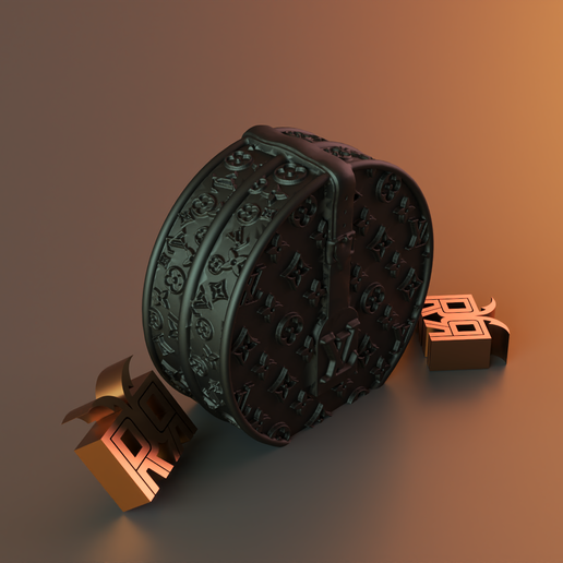 render_9.png Round LV Handbag candle