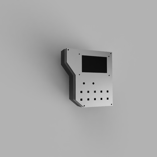 Nextion 4.3" Inch Button Box with 7 LEDs 2 Rotary and 12 Buttons