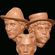 Marx-Brothers_front.png 3D file The Marx Brothers - 3D model・3D printer model to download