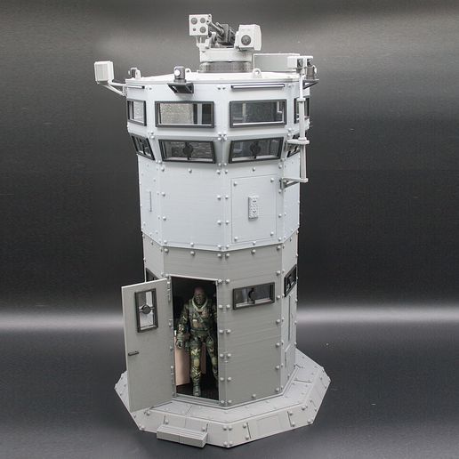 Camp Wall Stand Alone Guard Tower, scale 1:12