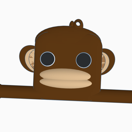 funky Onkeychain 3D model