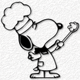 project_20230718_0929366-01.png Chef Snoopy and Woodstock wall art Charlie Brown Wall Decor Peanuts