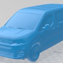 Peugeot-Partner-Crew-Van-LWB-2021-Solido-1.jpg 3D file Peugeot Partner Crew Van LWB 2021 Printable・3D print design to download