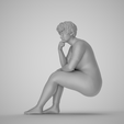 014143.png Thoughtful Woman Sitting 2
