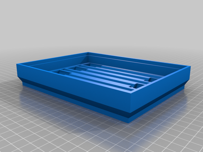 tray.png Free STL file Stackable Storage Trays for Allen Head Hex Key Socket Sets・Design to download and 3D print, rebeltaz