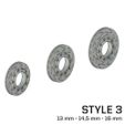STYLE 3 13 mm - 14,5 mm -16 mm Colección Ultimate Brake Disc & Caliper - 1/24 - Accesorios para maquetas