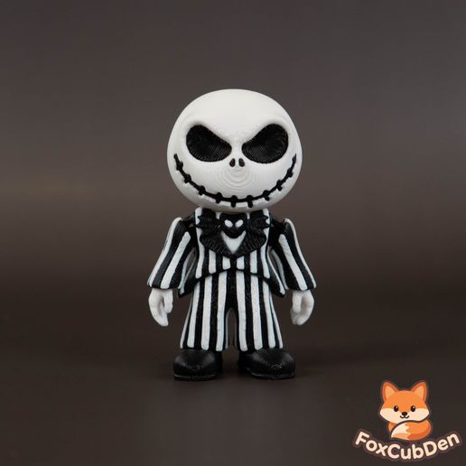 Flexi Jack Skellington + keychain