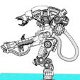 Cazador-13.jpg Cazador Double Chain Weapon and Heavy Flame Cannon (Weapons Only)