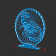8.png Scorpion Figure - Suspended 3D - No Support - Thread Art STL