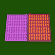 2.png 72 Мини Морковь 🥕 Multi Cavity Mold Силиконовое литье diy