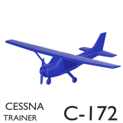 C172.png Archivo STL C-172 CESSNA・Plan para descargar y imprimir en 3D