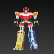 Megazord-Lego-03.png Lego Style Megazord – Block Mecha Robot STL