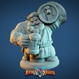 Dwarven_Barkeep.jpg Zwergen-Barkeeper-Miniatur - Pre-Supported