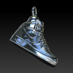 Screenshot 2020-12-15 at 13.43.22.png STL file Nike Air Force 1 Pendant, Charm or decoration.・3D print object to download, SpaceCadetDesigns