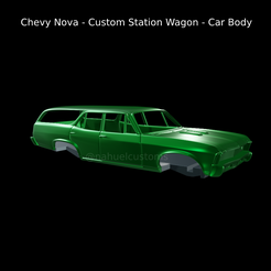 New-Project-2021-10-04T205728.950.png Fichier STL Chevy Nova - break personnalisé - Carrosserie de voiture・Design imprimable en 3D à télécharger