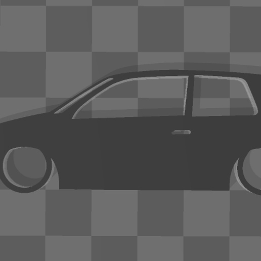 Volkswagen Lupo keychain 3D model