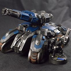 DSC_0560.JPG STL file Starcraft 2 Siege Tank Miniature・3D printing idea to download