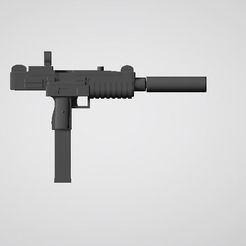 UZC-D.JPG STL-Datei Uzi Core Deluxe - 1:12 Action Figure Weapon・3D-Druck-Idee zum Herunterladen