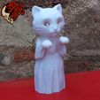 03.jpg SCARED CAT GHOST, a led pumpkin lamp, Halloween