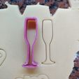 copa.jpg Free STL file Champagne glass cookie cutter for new year・3D printer design to download