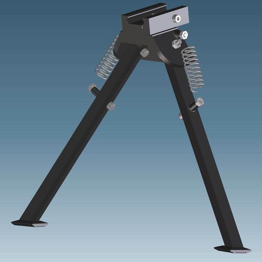 Bipod for an airsoft rifle